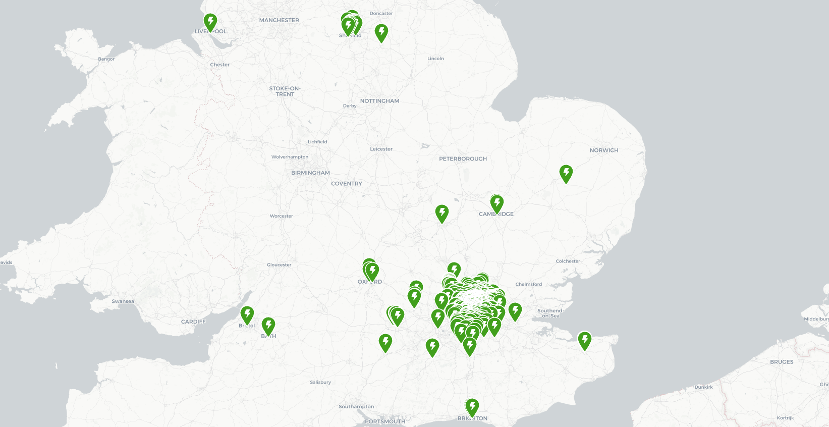 Map with stations